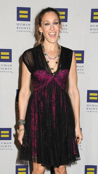 Sarah Jessica Parker arrives for the Human Rights Campaign Gala in NYC.