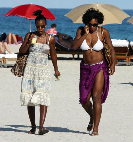 Serena Williams and Kelly Rowland