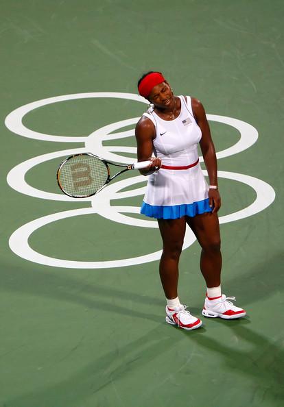 Serena Williams at the Beijing Olympics