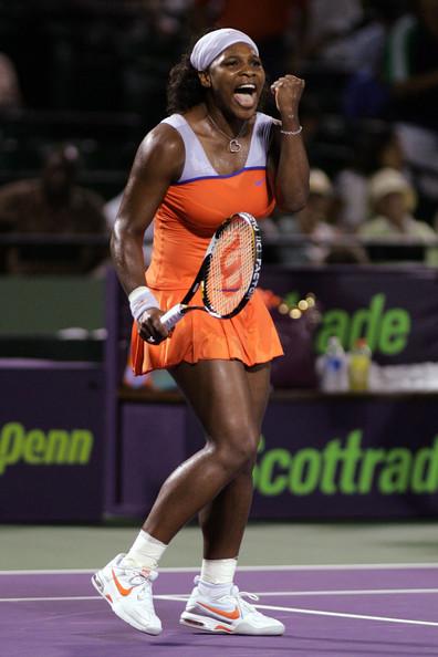 Serena Williams Celebrates