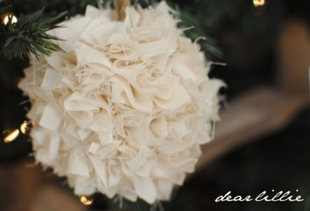 DIY shabby chic oranment