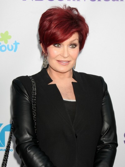 Sharon Osbourne's red trademark 