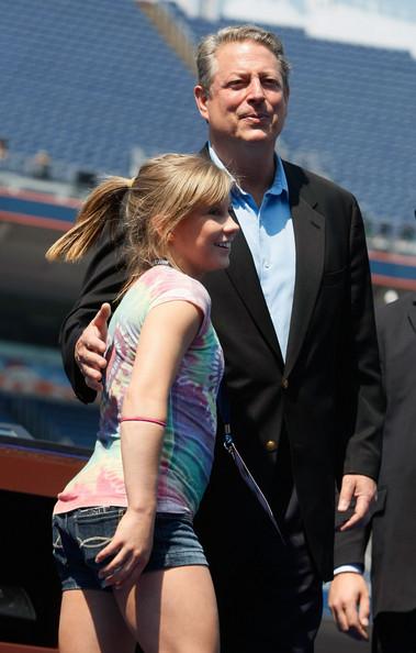 Shawn Johnson and Al Gore