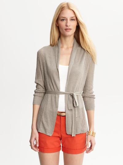 Belted Cardigan 