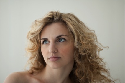 Blonde Hair - Tight Curls with Extra volume