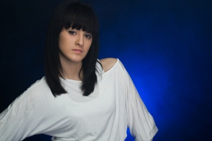 Black Hair - Long Blunt Cut with Face Framing Layers