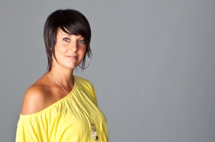 Black Hair - Tapered, Layered Bob