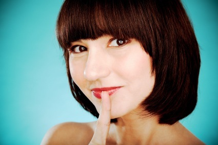 Smooth Rounded Bob with Bangs