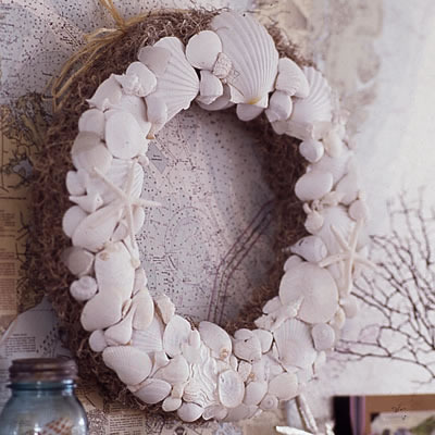 Shell wreath