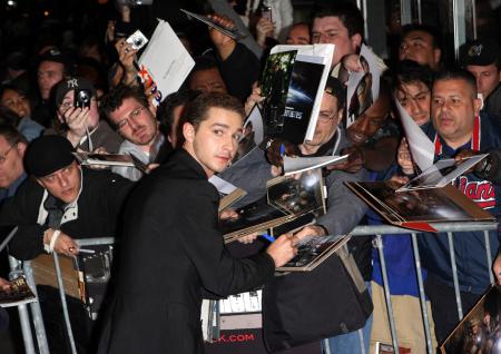Shia LaBeouf world premiere
