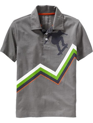 Skater-graphic polo