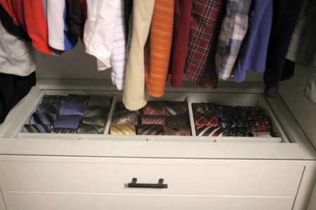 Master Bedroom Closet - Ties