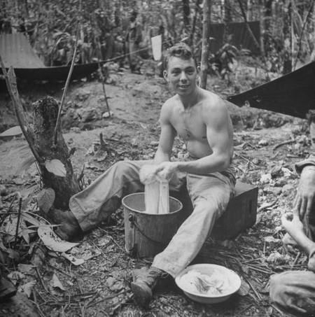 Off-duty World War II soldiers