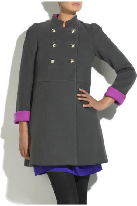 Sonia by Sonia Rykiel military coat