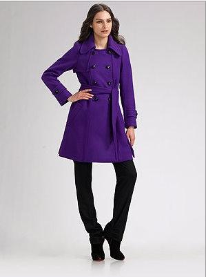 Sonia by Sonia Rykiel purple coat