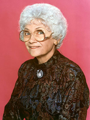 Estelle Getty as Sophia Petrillo in The Golden Girls
