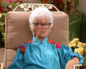 Estelle Getty as Sophia Petrillo in The Golden Girls