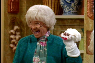 Estelle Getty as Sophia Petrillo in The Golden Girls