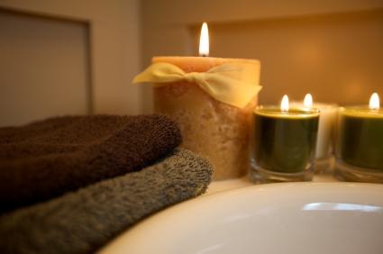 Create a Spa Sanctuary at Home - Bathroom decorating ideas