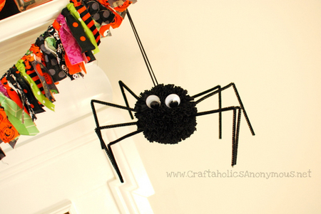 Pom-pom spider