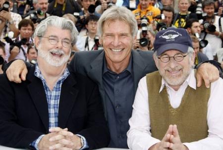 Spielberg, Lucas and Ford premiere Indiana Jones 4