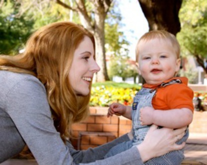 Stacie with Jakob