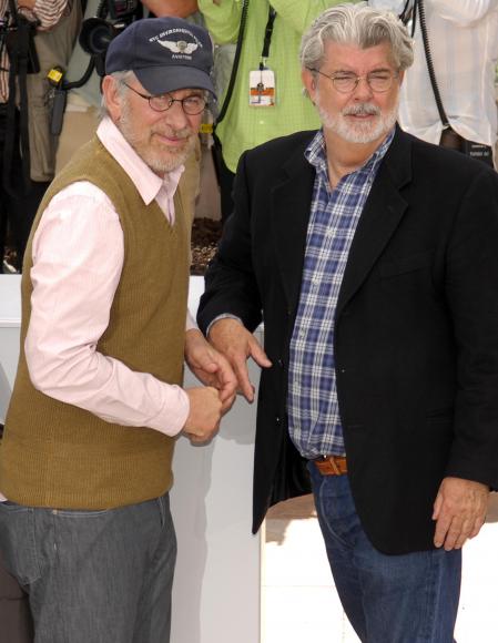 Steven Spielberg and George Lucas have a conversation at the Cannes Film Festival