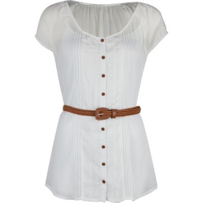 Tilly's women's chiffon peasant tunic 