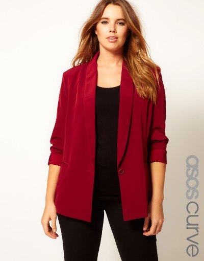 ASOS Curve Loose Fit Blazer
