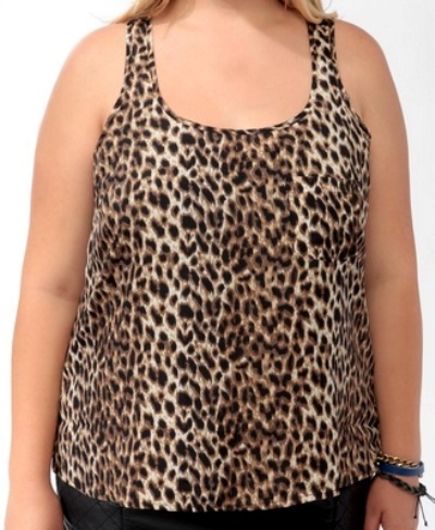 Forever 21 Leopard print pocket tank