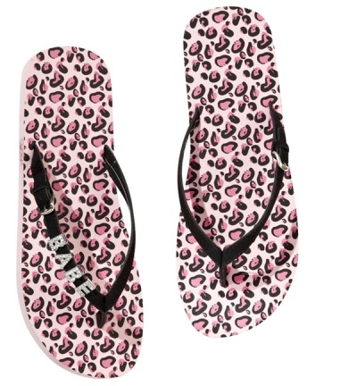 Sugar Vine Pink Flip-flops- $18