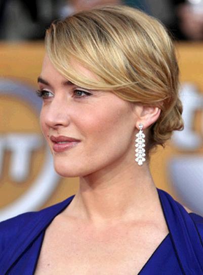 Side-swept bun