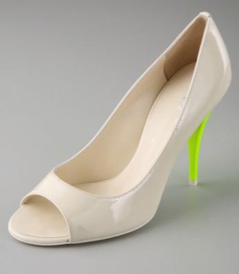 Tapeet Open Toe Pumps