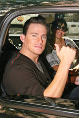 Channing Tatum gives a thumbs up
