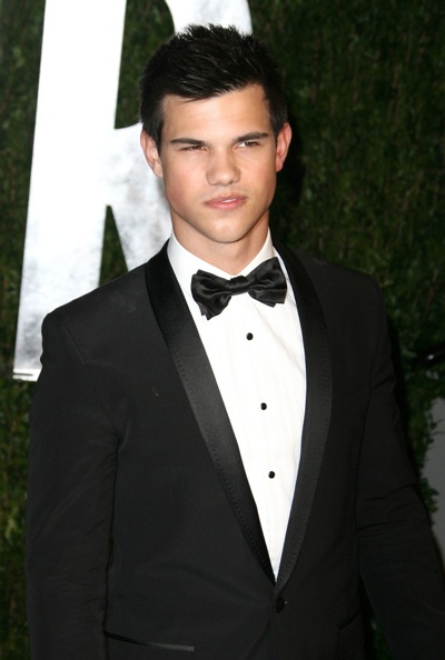 Taylor Lautner at the Vanity Fair party