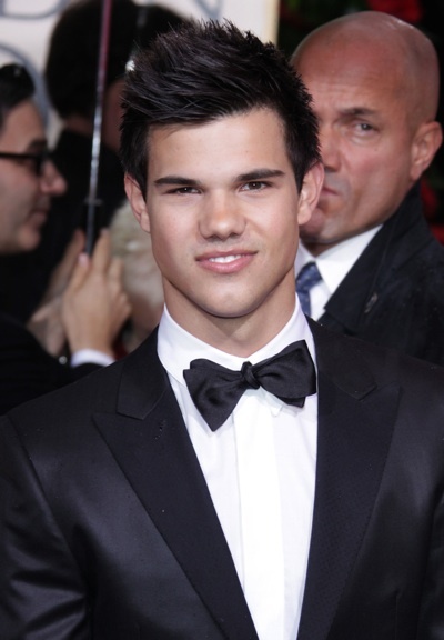 Taylor Lautner at the Golden Globes