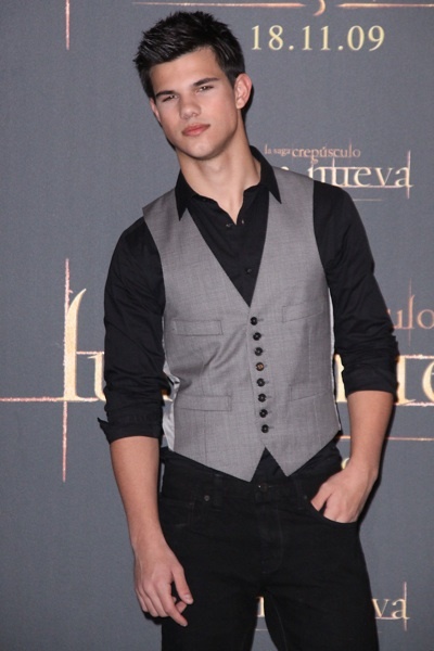 Taylor Lautner Spain New Moon photocall
