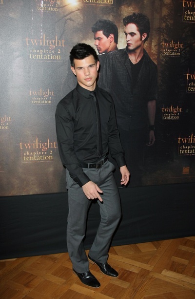 Taylor Lautner New Moon French photocall