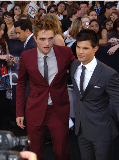 Taylor Lautner Robert Pattinson Eclipse premiere