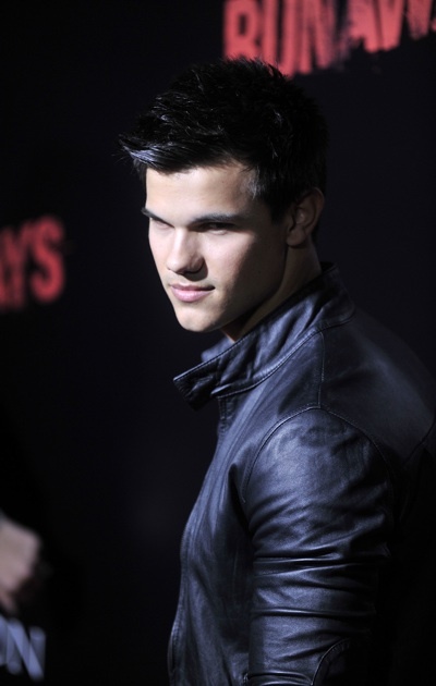 Taylor Lautner at the premiere of The Runaways