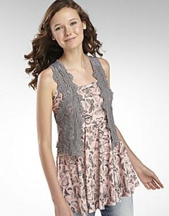 Junior's layered cami top