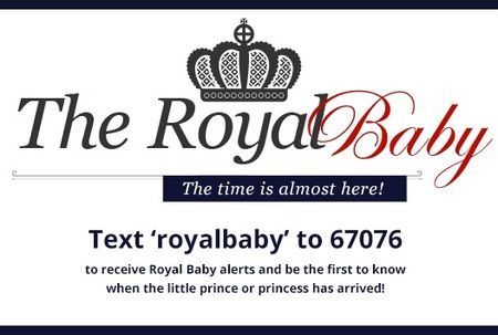 Royal Baby text alert!