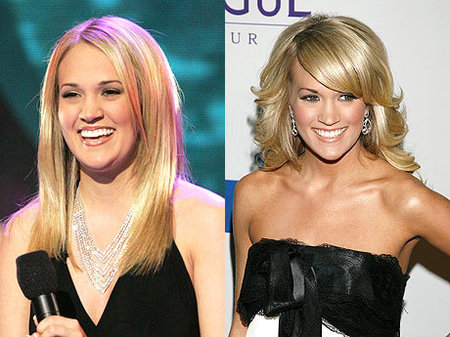 Carrie Underwood Then and Now