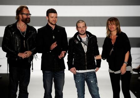 Justin Timberlake with Trace Ayala and the Lindebergs of William Rast