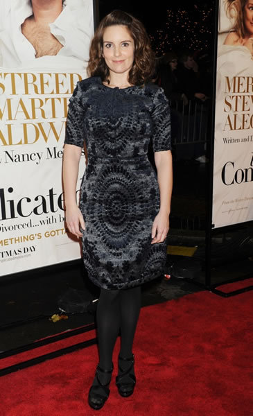 Tina Fey at premiere of It's Complicated