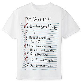 To do list tee