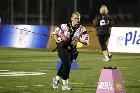Toughest Biggest Loser Workouts Season 8 Amanda During Football Challenge
