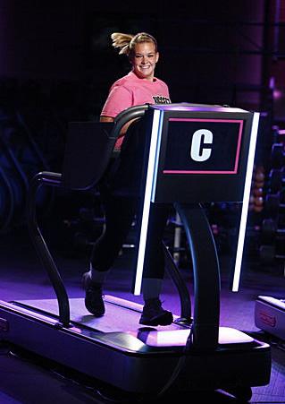 Toughest Biggest Loser Workouts Season 8 Amanda on Treadmill