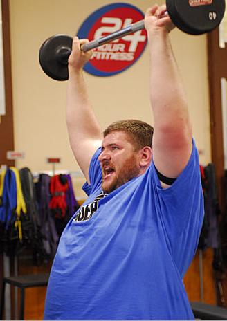 Toughest Biggest Loser Workouts Season 8 Rudy Lifting Weights