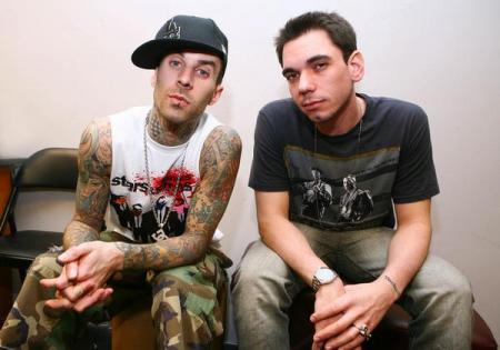 Travis Barker and friend DJ AM